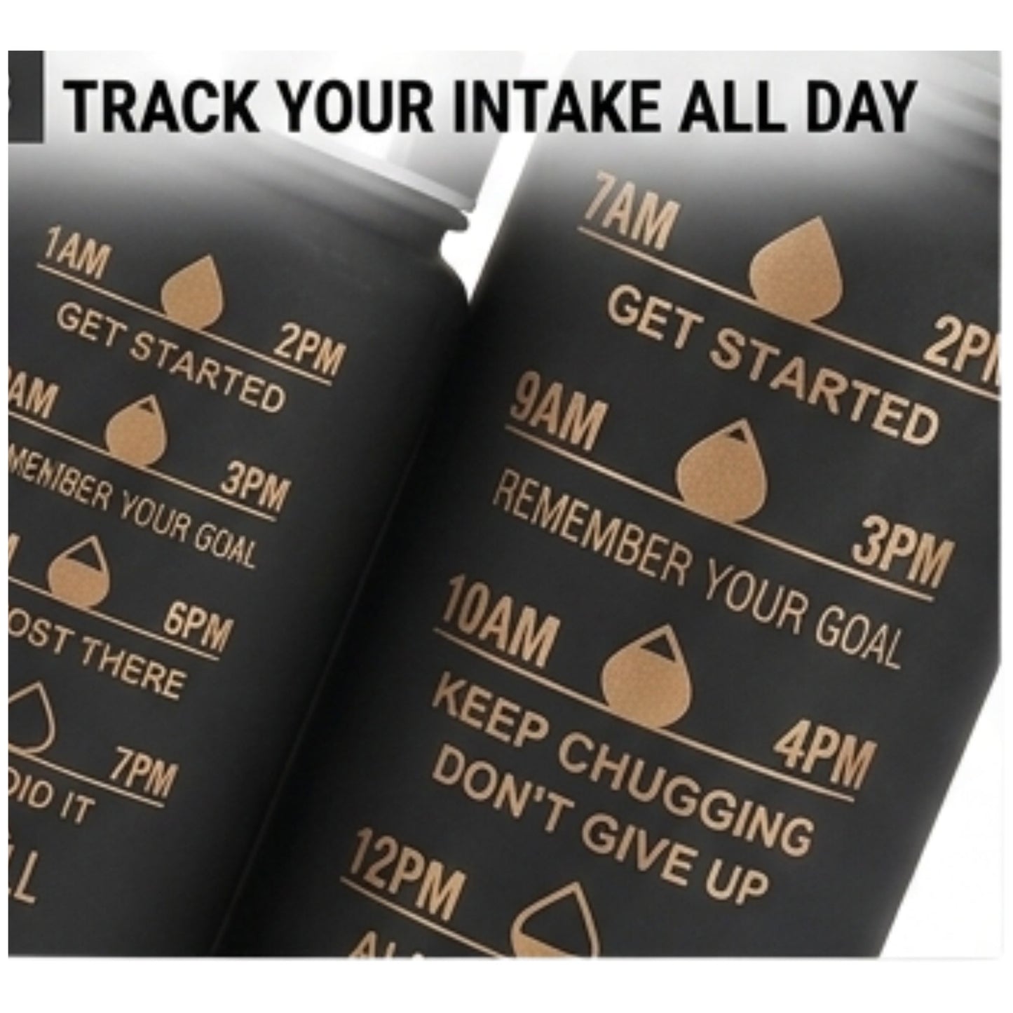 3-in-1 Gym Bottle System 2L, 1L, and 30ml