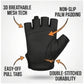 Gym Gloves Weightlifting, Powerlifting, and Cross-training Sessions