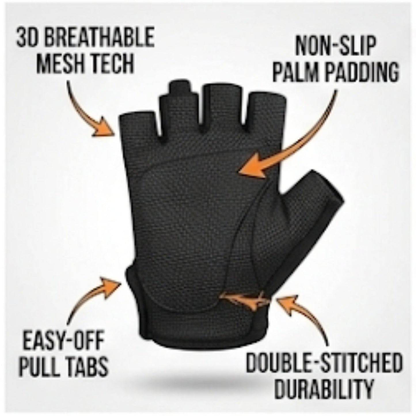 Gym Gloves Weightlifting, Powerlifting, and Cross-training Sessions
