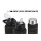 3-in-1 Gym Bottle System 2L, 1L, and 30ml
