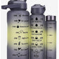 3-in-1 Gym Bottle System 2L, 1L, and 30ml