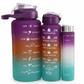 3-in-1 Gym Bottle System 2L, 1L, and 30ml