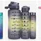 3-in-1 Gym Bottle System 2L, 1L, and 30ml