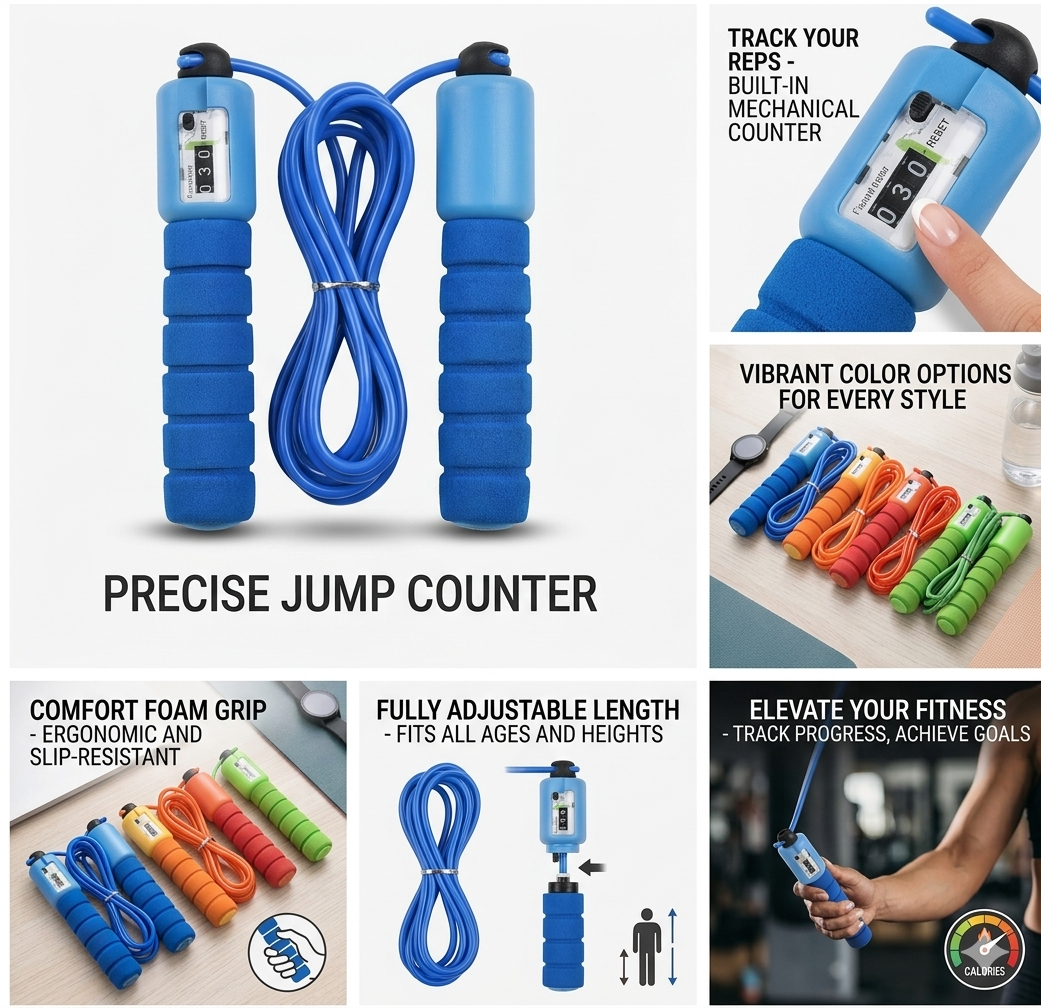 Skip Rope With Digital Counter