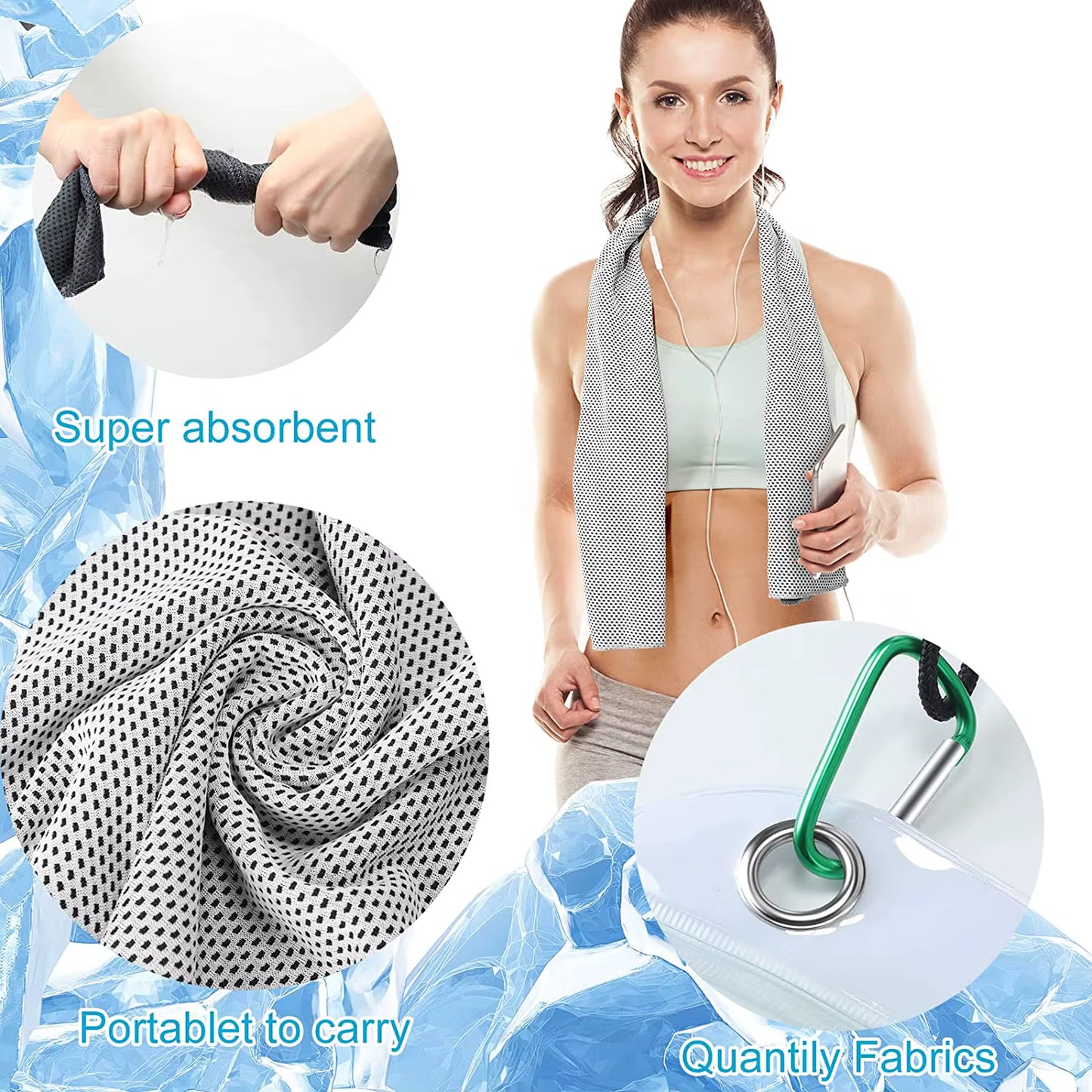Cool Towel Instant Cooling and Rapid Drying.