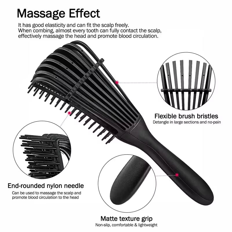 Detangling Brush for Textured and Afro Hair